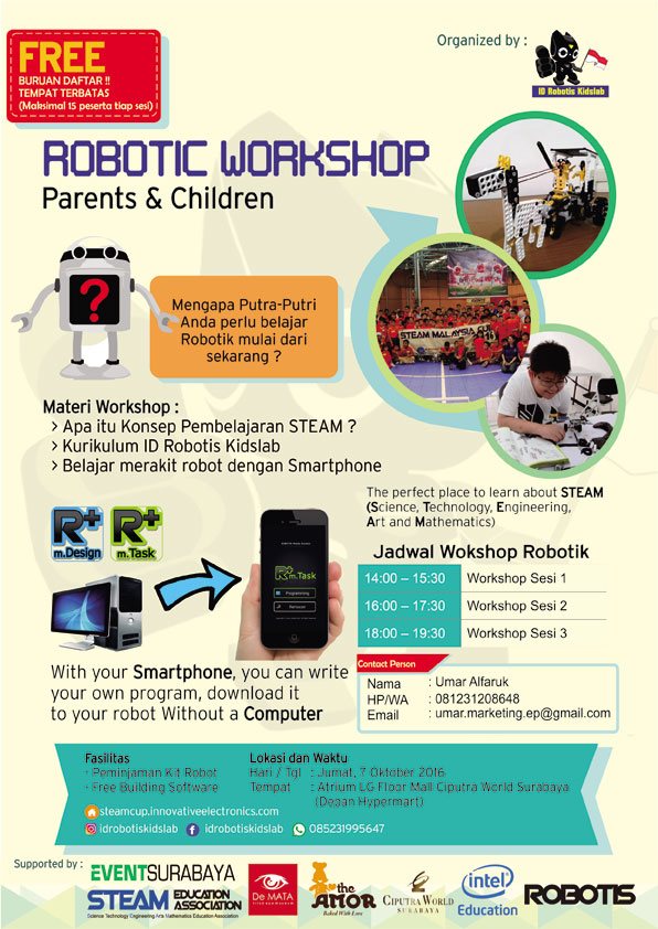 Workshop Robotic Parent and Children